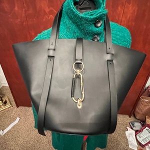 Zac Posen Large Black Belay Tote - Excellent Condition
